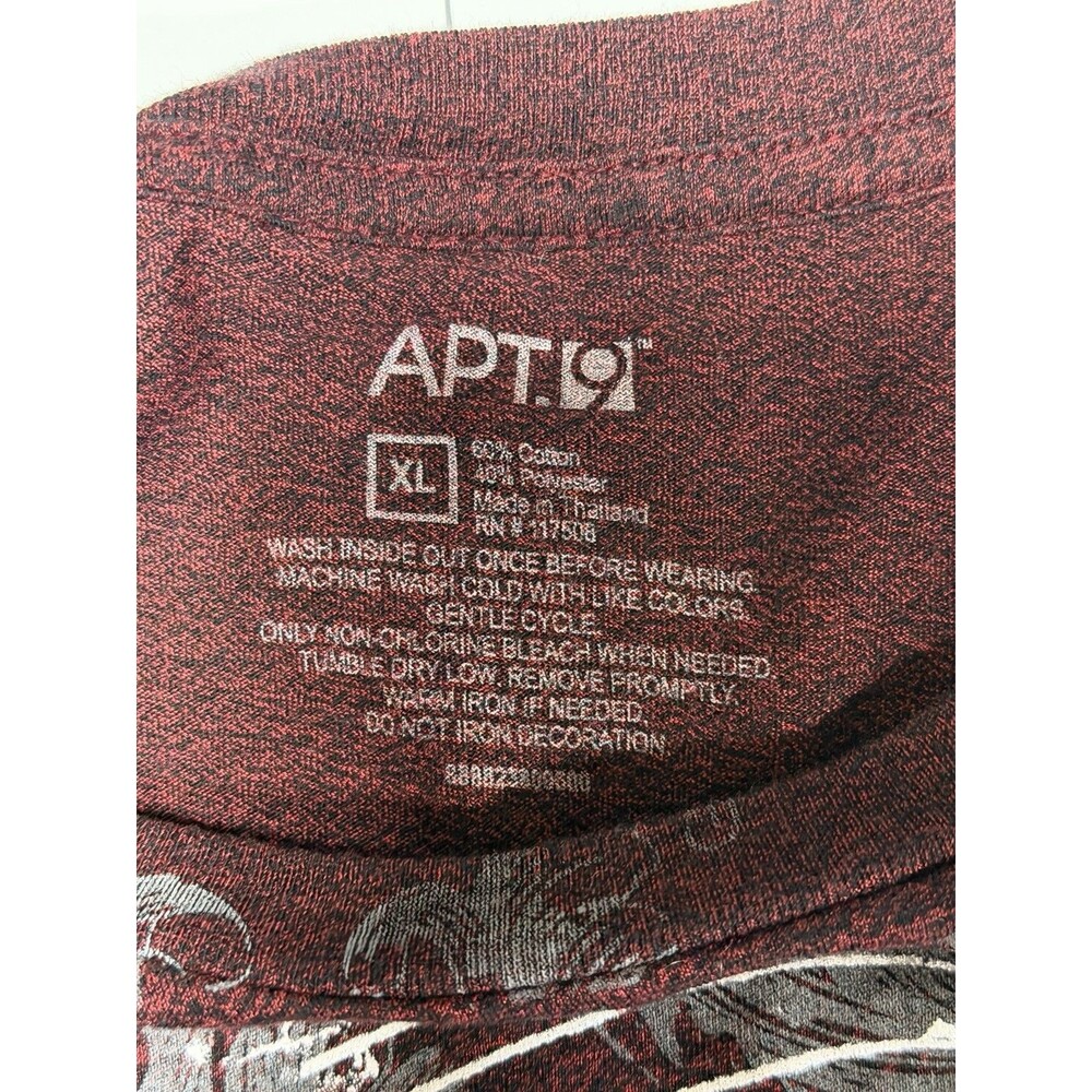 APT.9 Burgundy Astral Graphic Tee Size: Men’s XL Color: Maroon / Burgundy - Picture 4 of 4